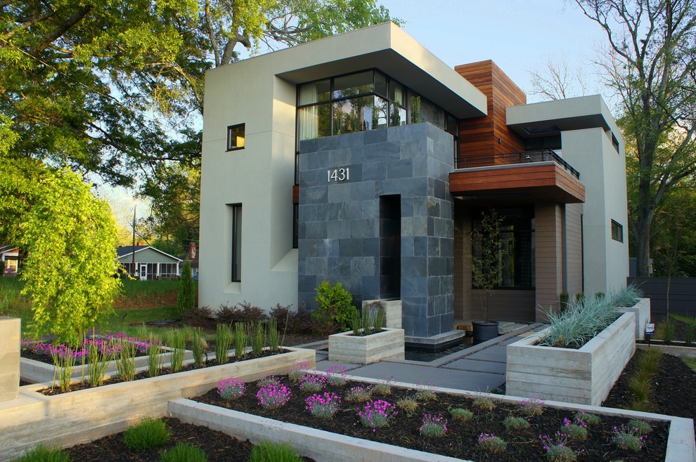 Inspiration for a modern exterior home remodel in Atlanta