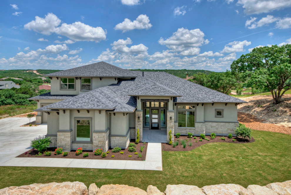 Lajitas - Transitional - Exterior - Austin - by Michael Grant Homes | Houzz