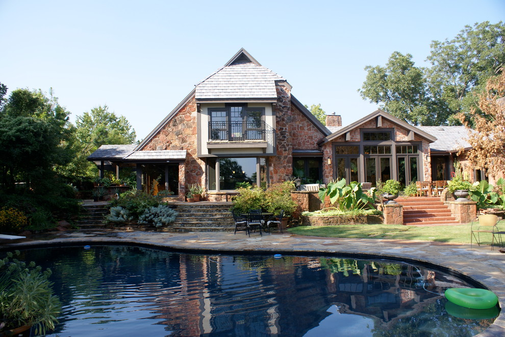 Lake Aluma Renovation Craftsman Exterior Oklahoma City by