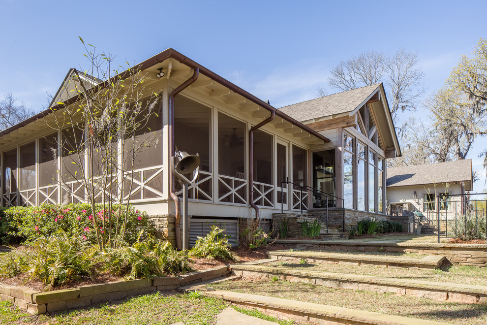 Lake Bistineau Retreat Farmhouse Exterior New Orleans by Terry