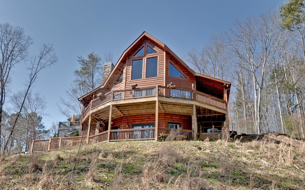 Lake Blue Ridge Custom Log Homes Traditional Exterior Atlanta