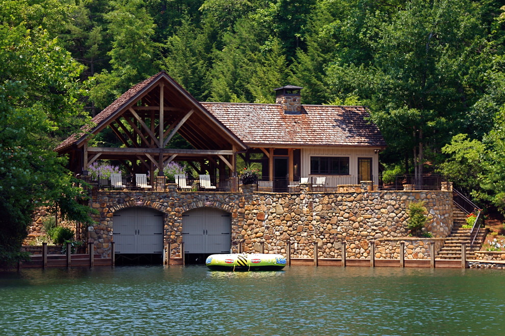 Lake Burton Boat Houses Traditional Exterior Atlanta by Erin Colson Houzz