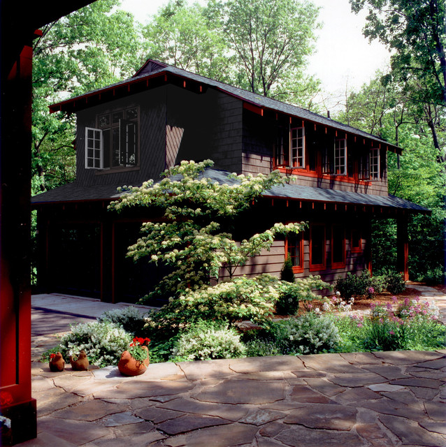 lake cabin Traditional Exterior Chicago by David Fleener