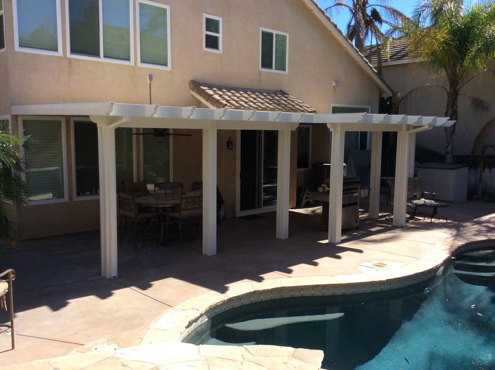 Lake forest Duralum Patio Cover Traditional Exterior Los Angeles