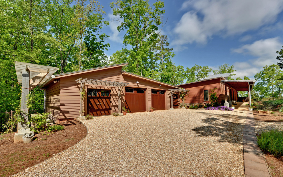 Lake Hartwell Custom Homes Modern Exterior Atlanta by Envision  Houzz