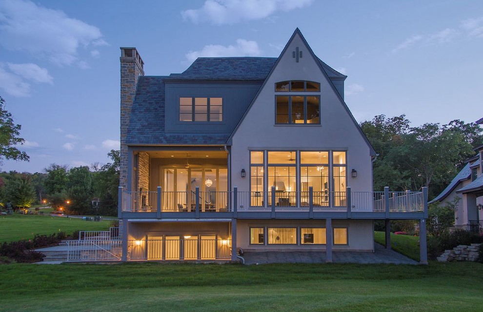 Lake House Traditional Exterior Chicago by Fergon Lake House Traditional Exterior Chicago by Fergon