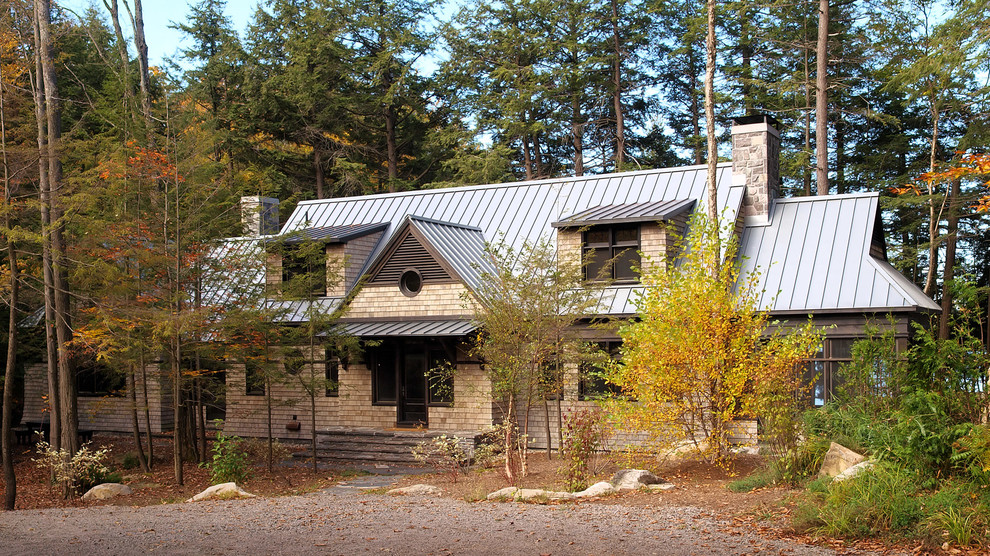Lake Joseph Cottage Craftsman Exterior Toronto by Dewson