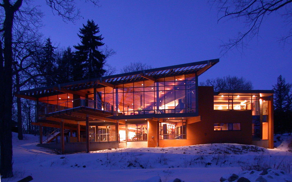 Lake Kegonsa House Modern Exterior Other by GMK Architecture Inc Houzz