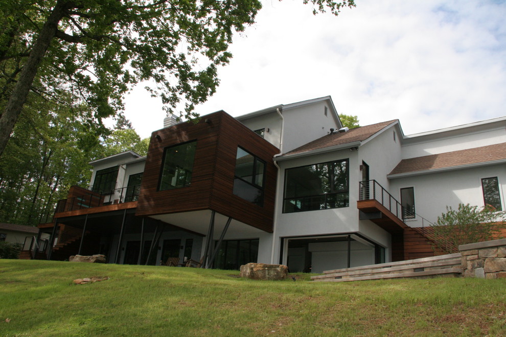Example of a trendy exterior home design in Atlanta