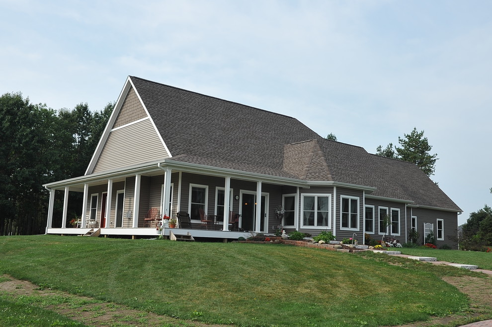 Lake Loch Erin Transitional Exterior Detroit by Buzby Builders