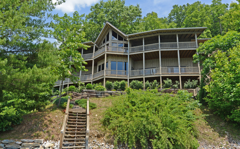 Lake Nantahala Custom Homes Craftsman Exterior Atlanta by