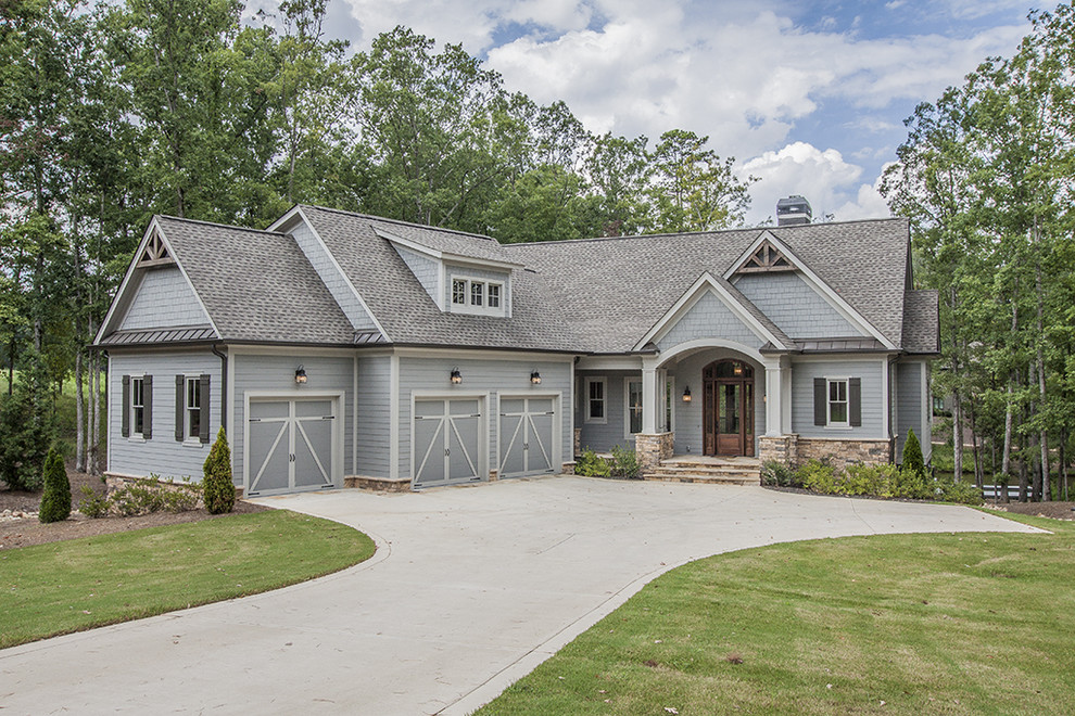 Lake Oconee Home Exterior Atlanta by Windsor Custom Homes of