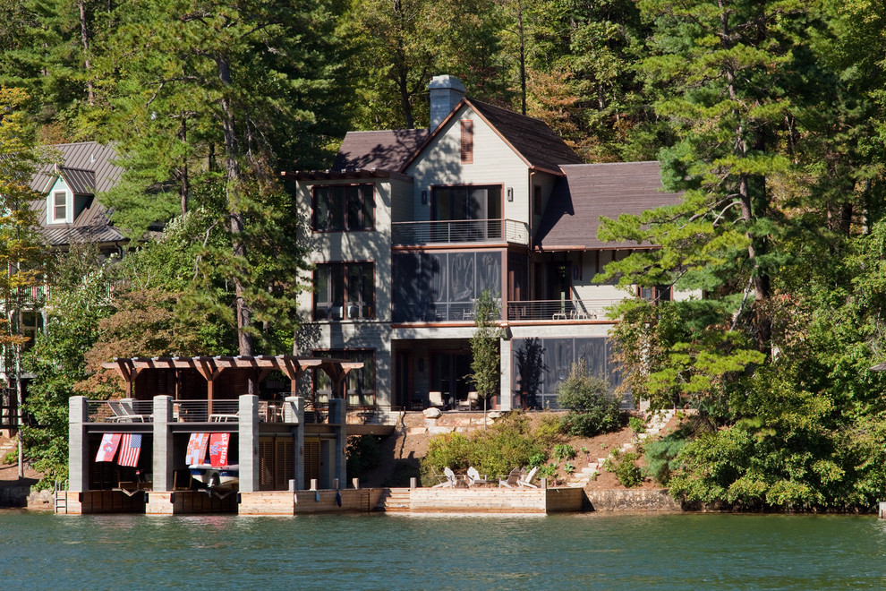 Lake Rabun Contemporary Exterior Atlanta by Reu Architects Houzz