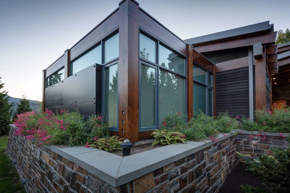 Lake Samish Estate Contemporary Exterior Seattle by Morris