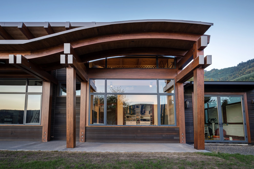 Lake Samish Estate Contemporary Exterior Seattle by Morris