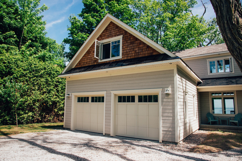 Inspiration for a medium sized traditional garage in Toronto.