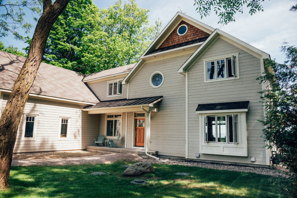 Lake Simcoe Waterfront Home Craftsman Exterior Toronto by DeCola Windows & Doors Inc