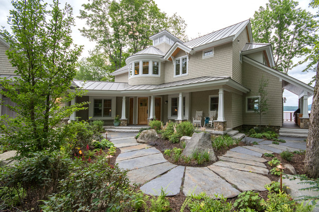 Lake Sunapee House - Arts & Crafts - House Exterior - Boston - by SMP ...