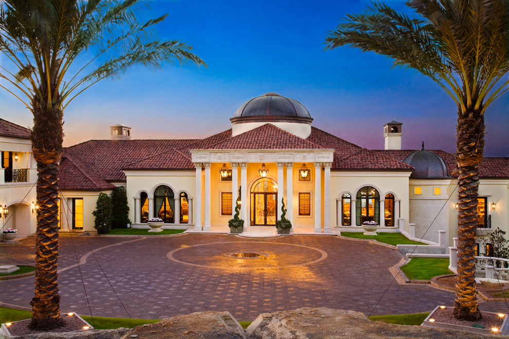 Lake Travis Estate Mediterranean Exterior Austin by Sendero
