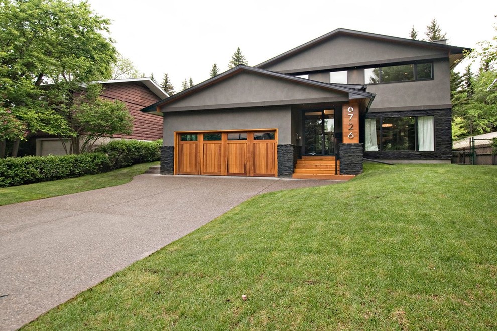 lake view calgary renvoation design Modern Exterior Calgary by