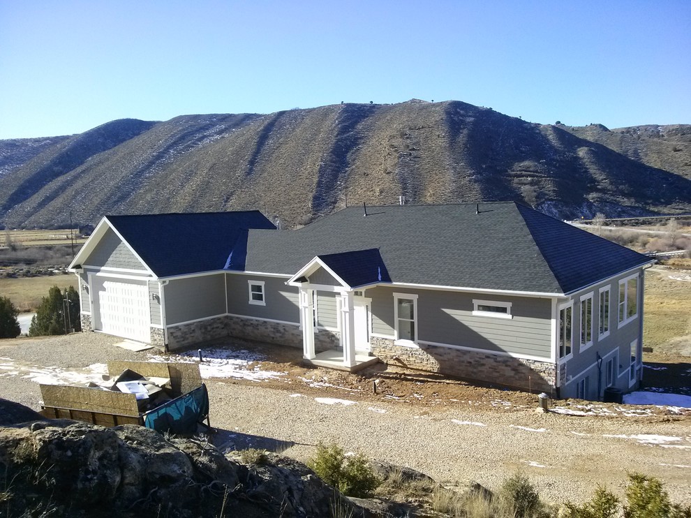 This is an example of a coastal house exterior in Salt Lake City.