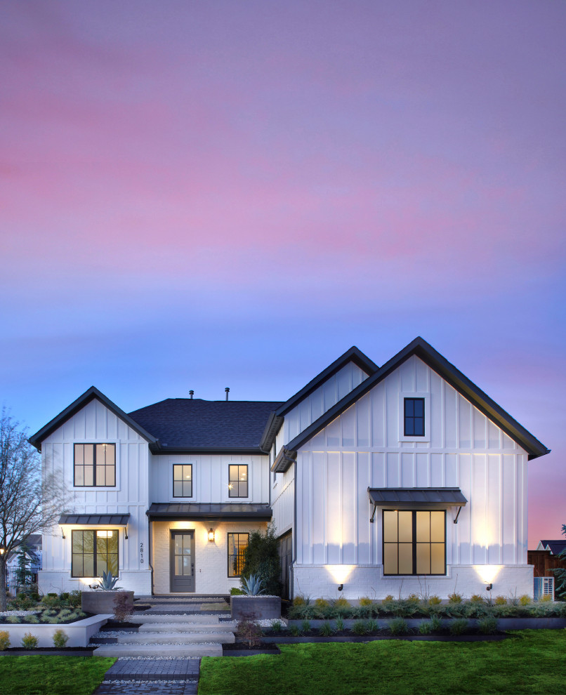 Lakes at Legacy in Prosper, TX // Shaddock Homes Transitional Exterior Dallas by