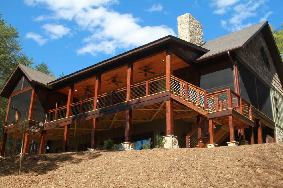 Lakeside cottage in 1780 Craftsman Exterior Other by Lake James