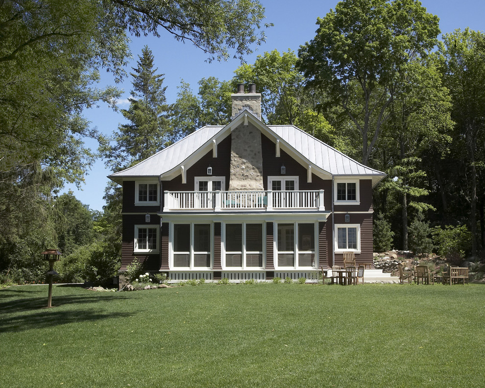 Lakeside Estate Cottage Big Cedar Lake, WI Craftsman Exterior
