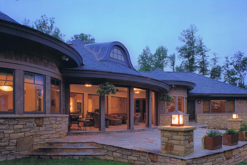 Lakeside Terrace Traditional Exterior Minneapolis by Brickhouse