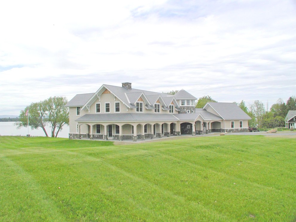 Lakeside Vermont Home Craftsman Exterior Burlington by The