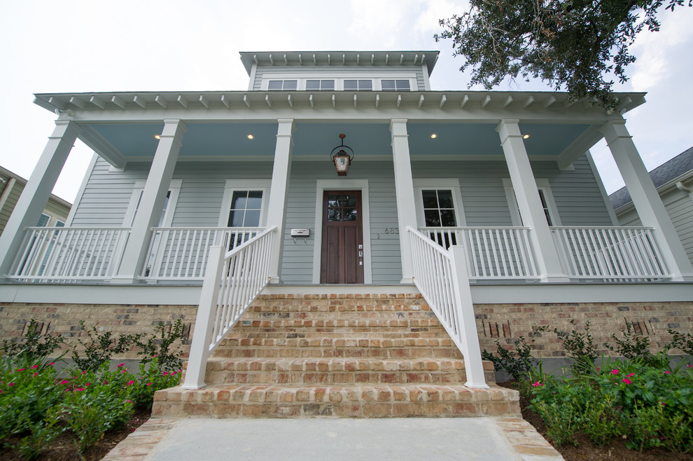 Lakeview Cottage Traditional Exterior New Orleans by Tyson