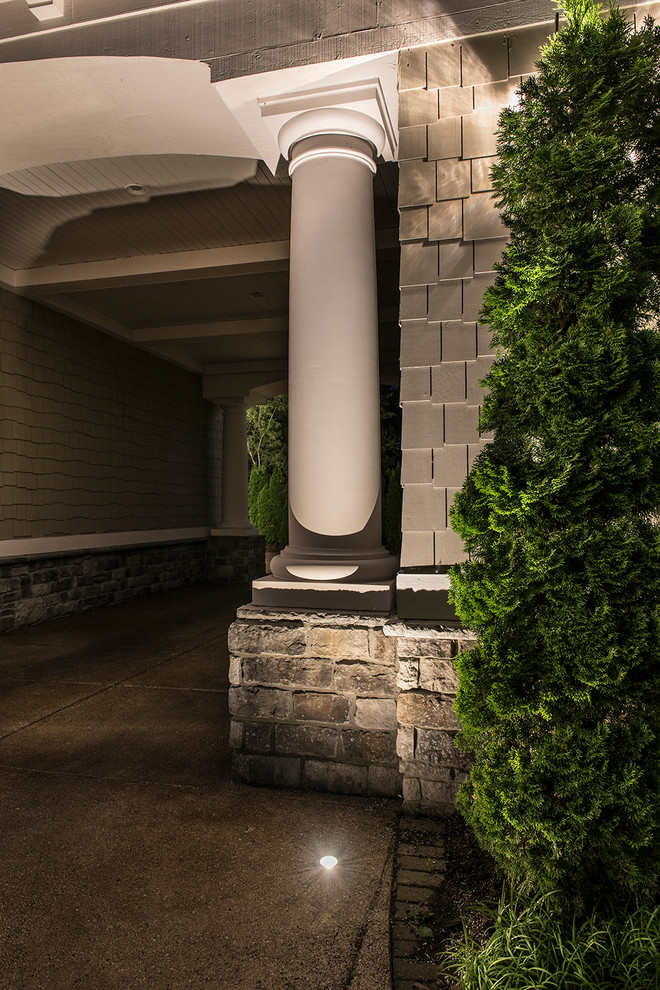 Large cape cod Craftsman Exterior Indianapolis by Lighthouse