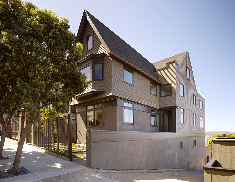 This is an example of a modern house exterior in San Francisco.
