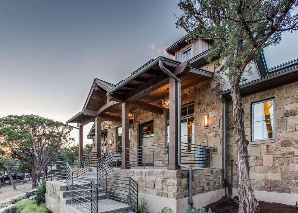 Laurel Haven Homes Award Winning Luxury Home on Lake Travis Rustic