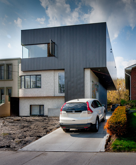 Lawrence Manor Contemporary House Contemporain Façade Toronto