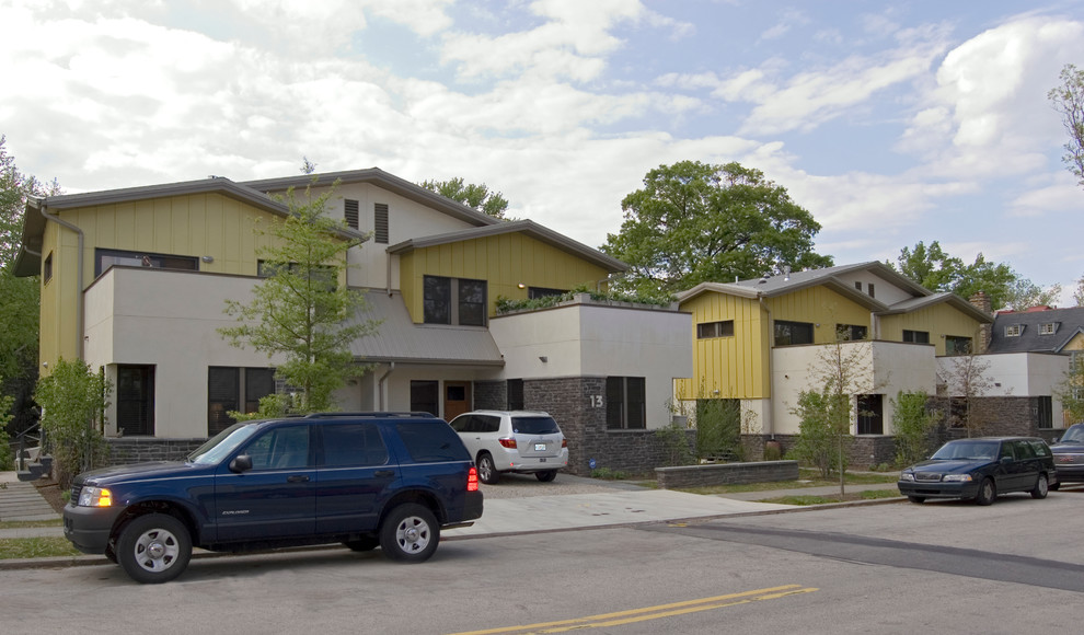 LEED Townhomes, Philadelphia, Pennsylvania Contemporary Exterior