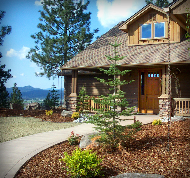 Legacy Ridge Homes Rustic Exterior Seattle by ML Architect