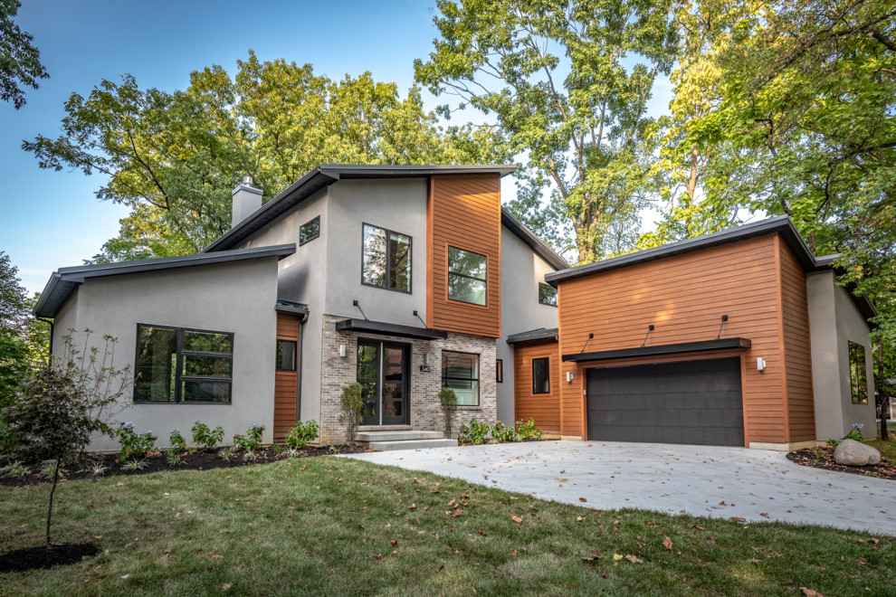 Photo of a modern house exterior in Columbus.