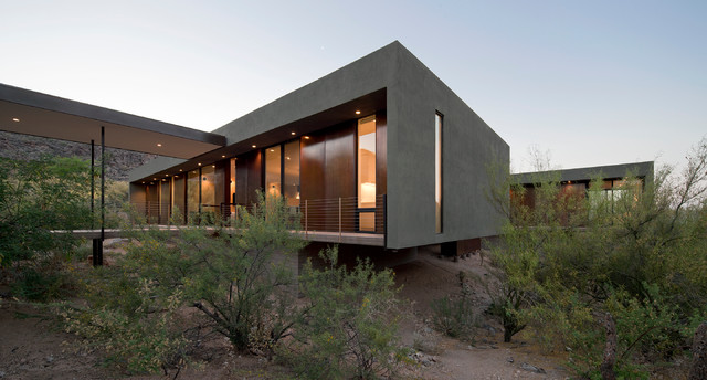 Levin Residence - Moderno - Fachada - Phoenix - de Ibarra Rosano Design