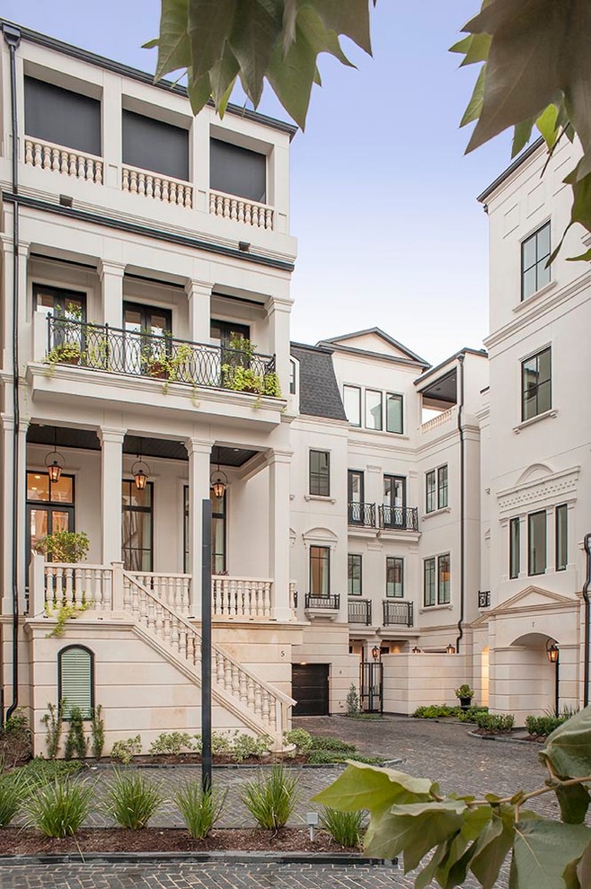 Limestone at Winfield Gate luxury townhouse Houston Exterior