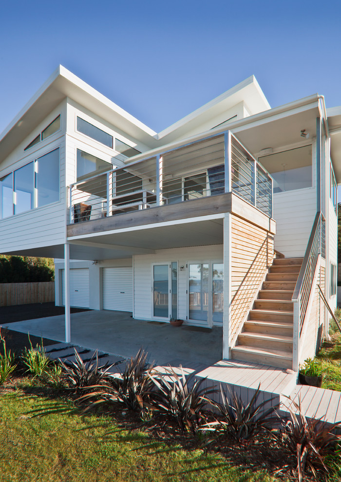 Example of a trendy exterior home design in Hobart