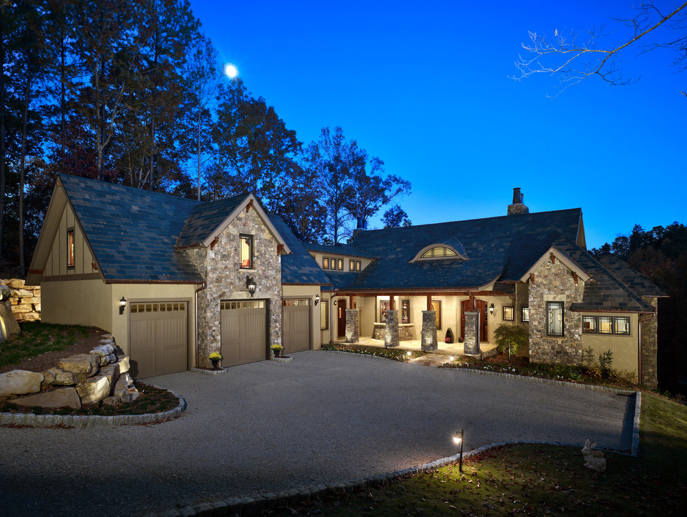 Inspiration for a timeless exterior home remodel in Atlanta