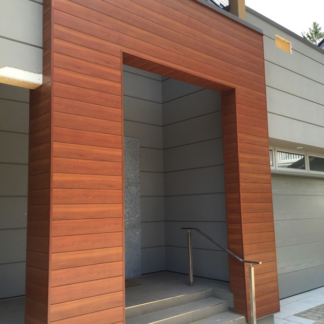 Longboard premium siding Light cherry colour Modern House Exterior