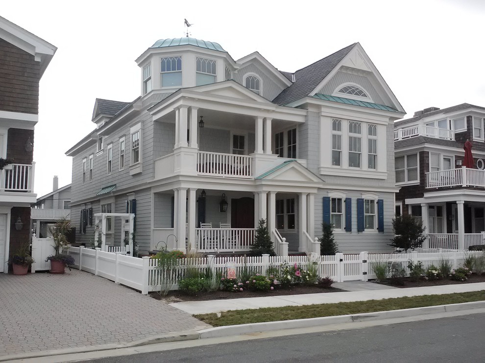 Longport, NJ Shore/Beach Home Beach Style Exterior Philadelphia