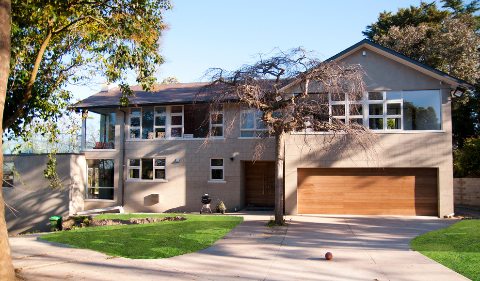 Example of a trendy exterior home design in Melbourne