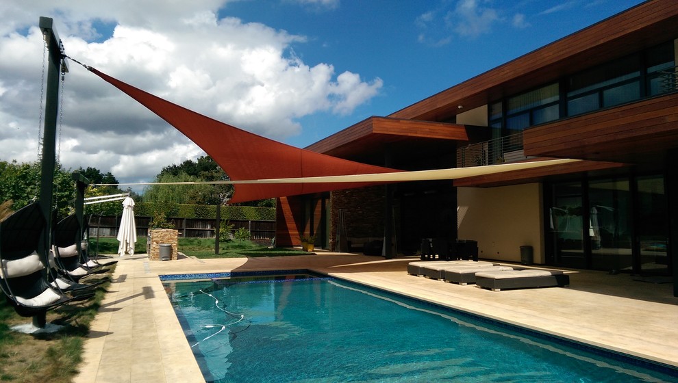 Los Altos Shade Sails Contemporary Exterior Sacramento by