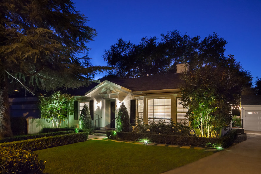 Los Angeles Front & Backyard Renovation Traditional Exterior Los