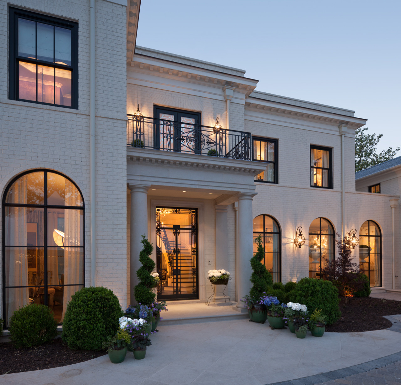 Lotus House Transitional Exterior Atlanta By William T Baker Houzz