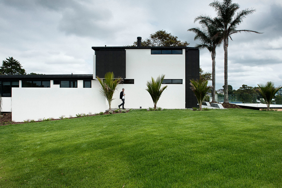 Modernes Haus mit Mix-Fassade in Auckland