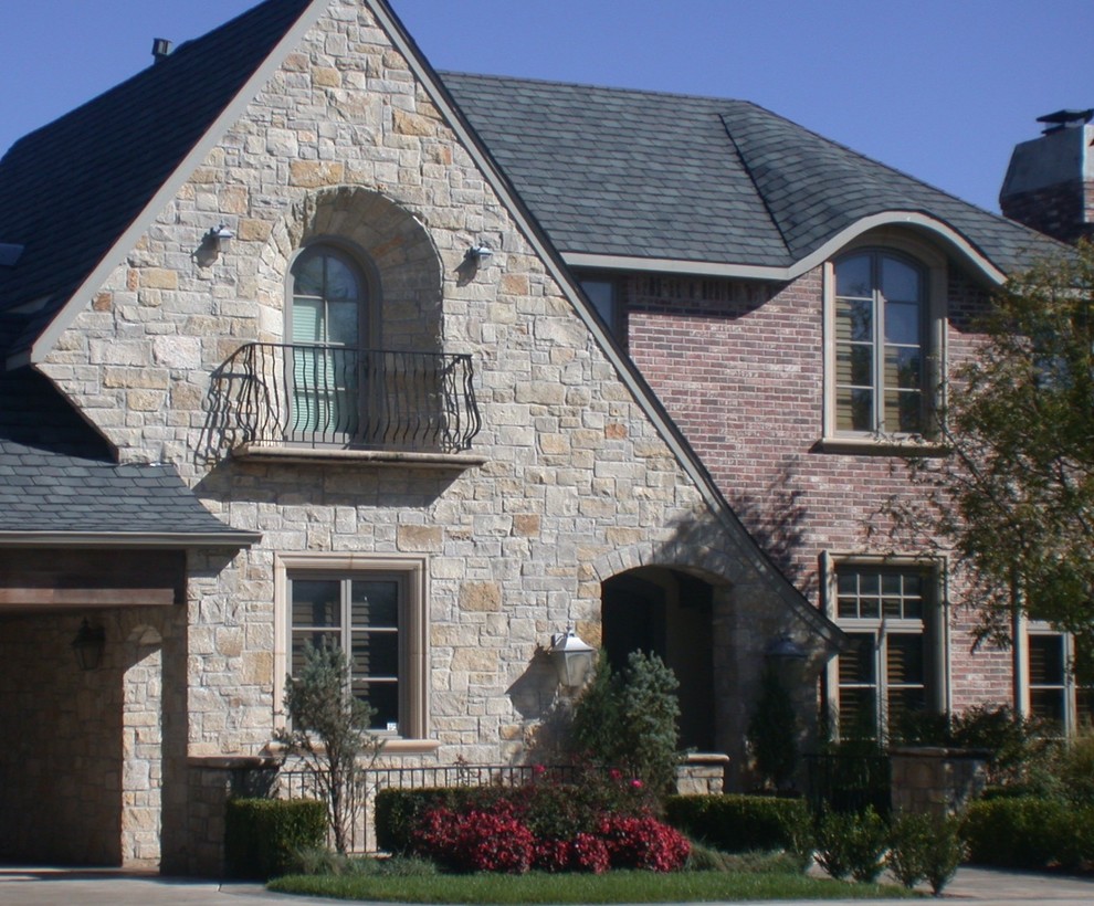 Lueders limestone Traditional Exterior Oklahoma City by